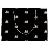 Grand Sac Cadeau Anniversaire Mariage À Thème Halloween mignon (Dos)