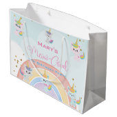 Grand Sac Cadeau Anniversaire Meow-Gical Caticorn (Dos Angle)