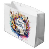 Grand Sac Cadeau Anniversaire musical (Dos Angle)
