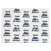 Grand Sac Cadeau Anniversaire Narwhal (Dos)