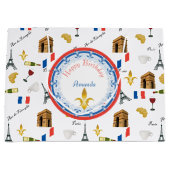 Grand Sac Cadeau Anniversaire parisien (Devant)