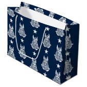 Grand Sac Cadeau Anubis égyptien antique (Devant Angle)