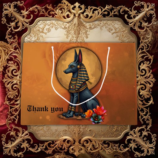 Grand Sac Cadeau Anubis in the moonlight, 