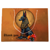 Grand Sac Cadeau Anubis in the moonlight,  (Devant)