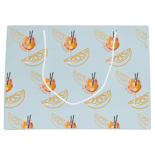 Grand Sac Cadeau Aperol O'Clock (Devant)