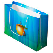 Grand Sac Cadeau Apple 3-d (Devant Angle)