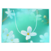 Grand Sac Cadeau Aqua Blue Anniversaire (Dos)