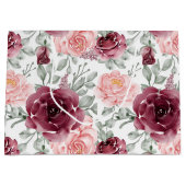 Grand Sac Cadeau Aquarelle Bourgogne (Devant)