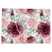 Grand Sac Cadeau Aquarelle Bourgogne (Dos)