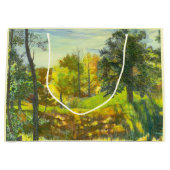 Grand Sac Cadeau Aquarelle d'automne (Devant)