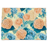 Grand Sac Cadeau Aquarelle du jardin de printemps (Devant)