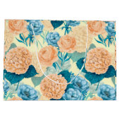 Grand Sac Cadeau Aquarelle du jardin de printemps (Dos)