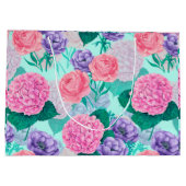 Grand Sac Cadeau Aquarelle du jardin de printemps 2 (Dos)