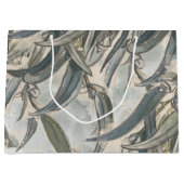 Grand Sac Cadeau Aquarelle Eucalyptus Verdure Feuille (Devant)