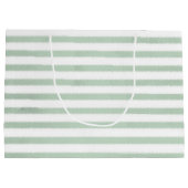 Grand Sac Cadeau Aquarelle Grandes vertes (Dos)