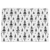 Grand Sac Cadeau Arbre de Noël (Devant)