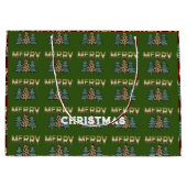 Grand Sac Cadeau Arbre de Noël (Devant)