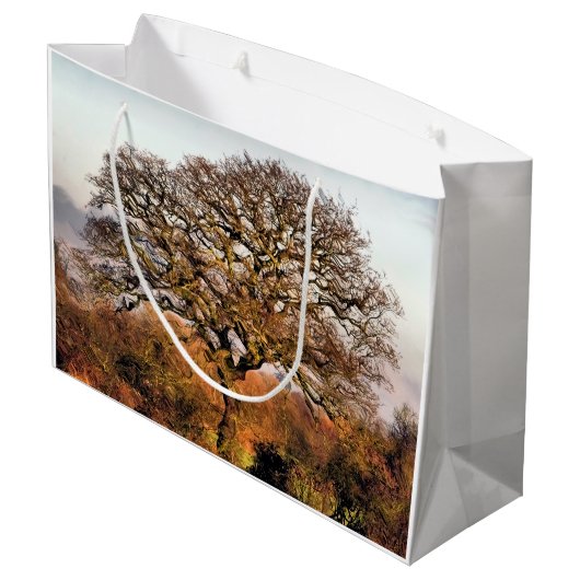 GRAND SAC CADEAU ARBRE D'HIVER (Dos Angle)