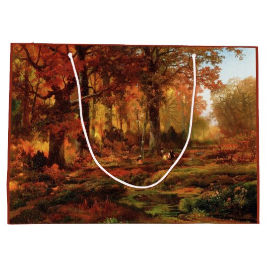 Grand Sac Cadeau Arbres automnaux à Cresheim Glen (Philadelphie) (Dos)