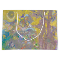 Arbres sur Arrière - plan Jaune, Redon