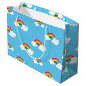 Grand Sac Cadeau Arc-en-ciel (Dos Angle)