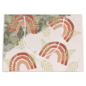 Grand Sac Cadeau Arc-en-ciel Boho (Devant)