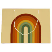 Grand Sac Cadeau Arc-en-ciel Super en couche muet (Devant)