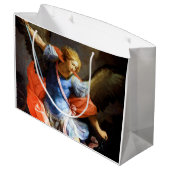 Grand Sac Cadeau Archangel Michael piétine Satan, Guido Reni (Dos Angle)