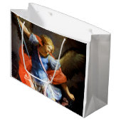 Grand Sac Cadeau Archangel Michael piétine Satan, Guido Reni (Devant Angle)