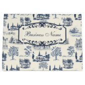 Grand Sac Cadeau Architecture Toile Immobilier (Devant)