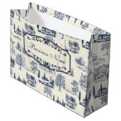 Grand Sac Cadeau Architecture Toile Immobilier (Devant Angle)