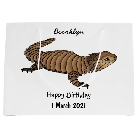 Grand Sac Cadeau Armadillo girdled lizard (Devant)