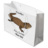Grand Sac Cadeau Armadillo girdled lizard (Dos Angle)