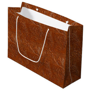 Grand Sac Cadeau Art Brown occidental
