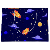 Grand Sac Cadeau Art extra-atmosphérique Wilds Système solaire Astr (Devant)