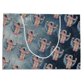 Grand Sac Cadeau Astronaute (Dos)