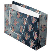 Grand Sac Cadeau Astronaute (Devant Angle)