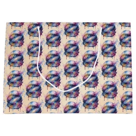 Grand Sac Cadeau Astronaute (Devant)