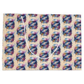Grand Sac Cadeau Astronaute (Dos)