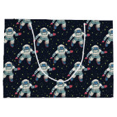 Grand Sac Cadeau Astronaute spatial (Dos)