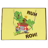 Grand Sac Cadeau Attaque Scooby Doo T-Rex (Devant)
