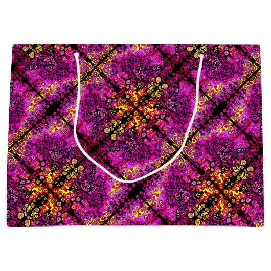 Grand Sac Cadeau Attrape-moi si tu peux Pinky ! (Devant)