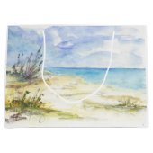 Grand Sac Cadeau Au bord de la mer (Devant)