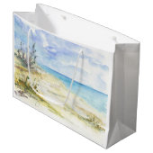 Grand Sac Cadeau Au bord de la mer (Devant Angle)