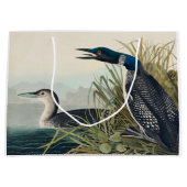 Grand Sac Cadeau Audubon Bird Loon Diver Classic (Devant)