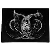 Grand Sac Cadeau Augmenter de Valknut - de Viking (Devant)