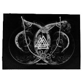 Grand Sac Cadeau Augmenter de Valknut - de Viking (Dos)