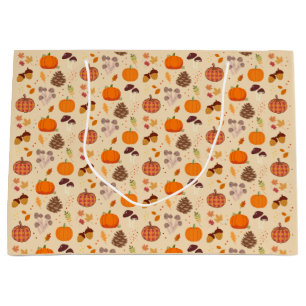 Grand Sac Cadeau Automne
