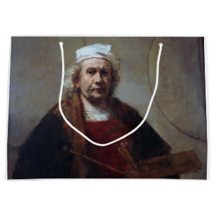 Grand Sac Cadeau Autoportrait à deux cercles, Rembrandt
