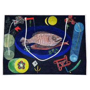 Grand Sac Cadeau Autour du poisson, Paul Klee